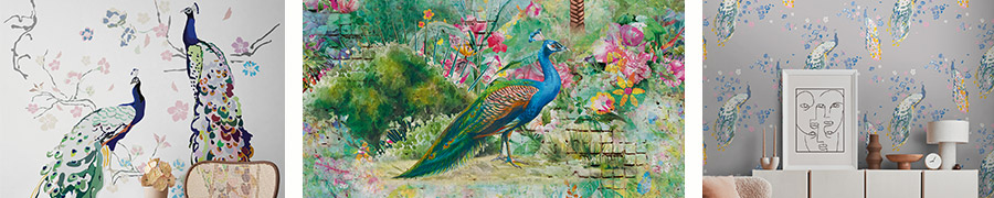 Pfau Tapeten