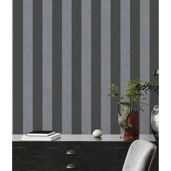 Tapete Grau, Silber, Schwarz, Anthrazit innova Vliestapete (1042520)