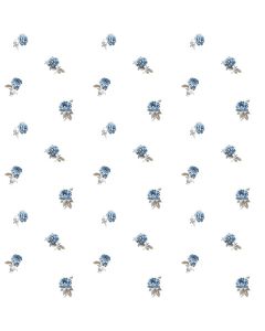 Tapete Blau, Weiß ecodeco Vliestapete (1040869)