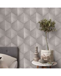 Tapete Greige, Taupe Guido Maria Kretschmer Vinyltapete (1044367)