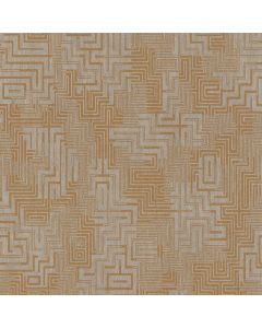 Tapete Beige, Creme, Gold, Kupfer, Grau, Silber Rasch-Textil Vliestapete (G290-6145)