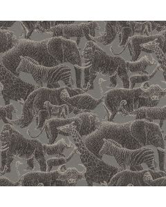 Tapete Grau, Silber,Schwarz, Anthrazit Rasch-Textil Vliestapete (1040456)