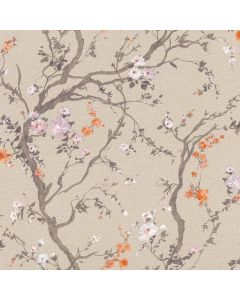 Tapete Braun,Greige Rasch-Textil Vliestapete (1040457)