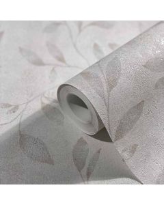 Tapete Grau, Silber, Weiß Marburg Vinyltapete (1033433)