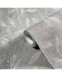 Tapete Grau, Silber Marburg Vinyltapete (1033435)