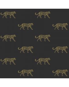 Tapete Schwarz, Anthrazit, Gold, Kupfer Rasch-Textil Vliestapete (1027964)