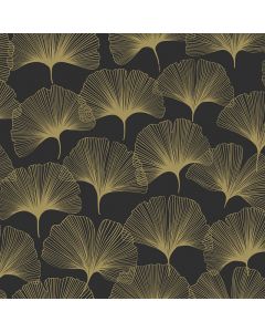 Tapete Gold, Kupfer, Schwarz, Anthrazit Rasch-Textil Vliestapete (1028009)