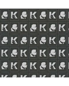 Tapete Schwarz, Anthrazit Karl Lagerfeld Vinyltapete (C378-4233)