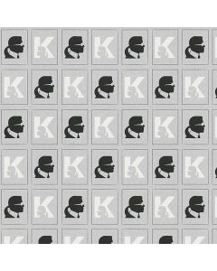 Tapete Grau, Silber Karl Lagerfeld Vinyltapete (1035396)
