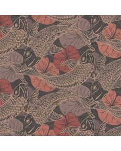 Tapete Gold, Kupfer, Rot, Schwarz, Anthrazit livingwalls Vinyltapete (1034629)
