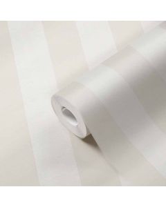 Tapete Streifen Blockstreifen Beige Weiß Papiertapete (1037530)
