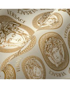 Tapete Beige, Creme, Gold, Kupfer VERSACE Satintapete (1040246)