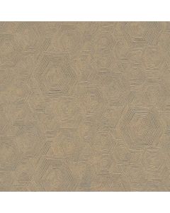 Tapete Gold, Kupfer, Grau, Silber Vinyltapete livingwalls (1039706)