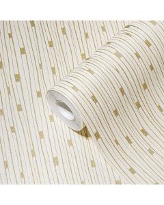 Tapete Beige, Creme, Gold, Kupfer AS-Creation Vinyltapete (1041978)