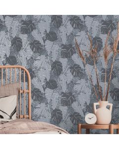 Tapete Grau, Silber, Schwarz, Anthrazit livingwalls Vinyltapete (1042256)