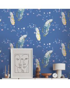Tapete Blau, Bunt livingwalls Vinyltapete (1042262)
