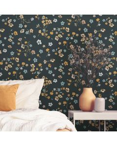 Tapete Gelb, Vanille, Schwarz, Anthrazit livingwalls Vinyltapete (1042265)