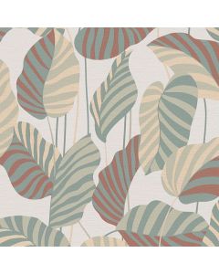 Tapete Beige, Creme, Braun, Grün, Weiß AS-Creation Vinyltapete (1043028)