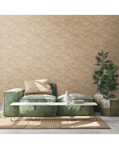 Tapete Braun, Gold livingwalls Vinyltapete (1043724)
