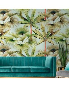 Digitaldruck Blau, Grün livingwalls (1043784)