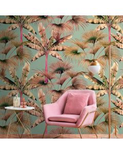 Digitaldruck Braun, Grün livingwalls (1043785)