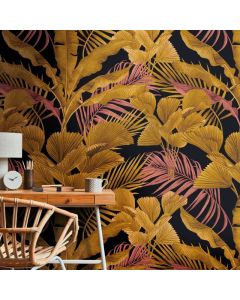 Digitaldruck Gold, Schwarz livingwalls (1043793)