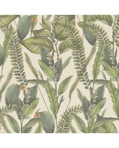Tapete Beige, Creme, Grün livingwalls Vliestapete (1044321)