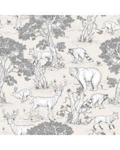 Tapete Beige, Creme, Grau, Silber Marburg Vliestapete (1039997)