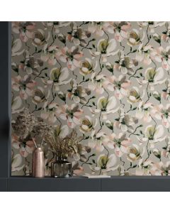 Tapete Grau, Beige, Greige Marburg Vliestapete (1043395)
