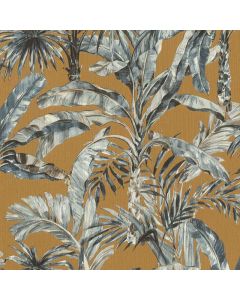 Tapete Blau, Braun Rasch Vinyltapete (1039081)