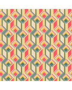 Tapete Beige, Creme, Gelb, Vanille, Grün, Pink Rasch Vinyltapete (1042834)