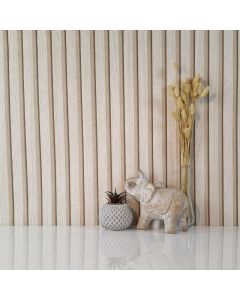 Tapete Holzpaneel Akustikpaneel Beige (1044644)