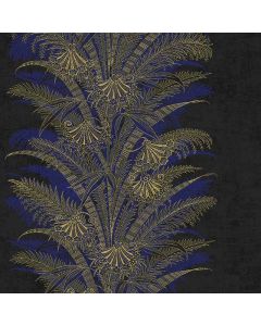 Tapete Blau, Gold, Kupfer MASUREEL Vliestapete (1035636)