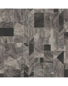 Tapete Braun, Grau, Silber MASUREEL Vliestapete (1041247)