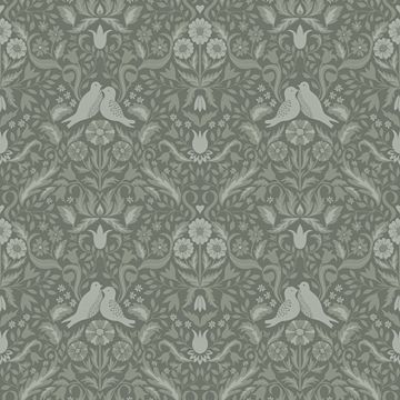 Tapete Blau, Grau, Silber Rasch-Textil Vliestapete (1025168)