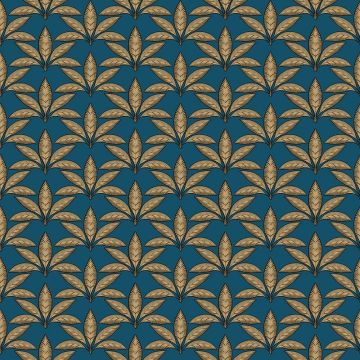 Tapete Blau, Braun Rasch-Textil Vliestapete (1040780)