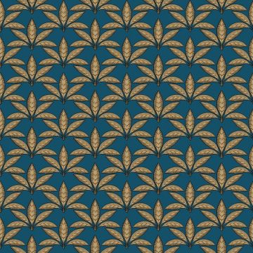 Tapete Blau, Braun Rasch-Textil Vliestapete (1040780)