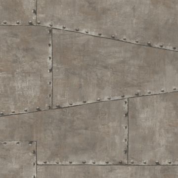 Tapete Grau, Silber Rasch-Textil Papiertapete (1025175)