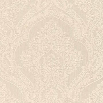 Tapete Grau, Silber, Weiß Rasch-Textil Textiltapete (1035319)