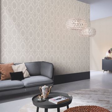 Tapete Beige, Creme Erismann Vinyltapete (KG-175396)