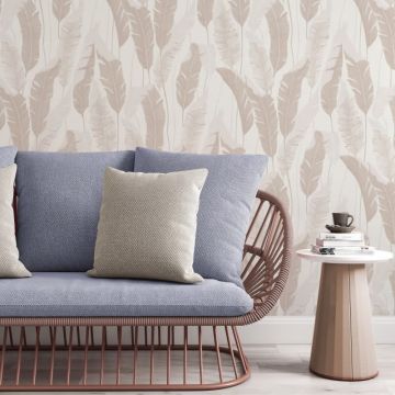 Tapete Beige, Creme Erismann Vinyltapete (KG-175426)