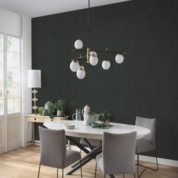 Tapete Schwarz, Anthrazit Erismann Vinyltapete (KG-175424)
