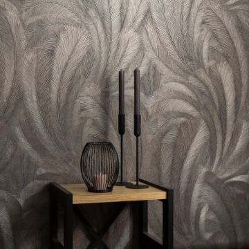 Tapete Braun, Erismann Vliestapete (KG-172258)