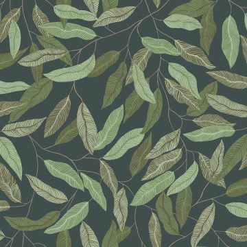 Tapete Blau, Grün Rasch-Textil Vliestapete (1040816)