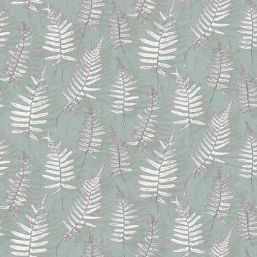 Tapete Grau, Silber, Grün Rasch-Textil Vliestapete (1040824)