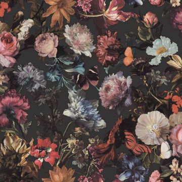 Tapete Schwarz, Anthrazit Rasch-Textil Vliestapete (1034989)