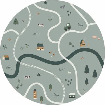 Digitaldruck-Tapete Grün Rasch-Textil (1040727)