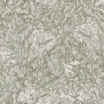 Tapete Grau, Silber, Grün Sandberg Vliestapete (1042410)