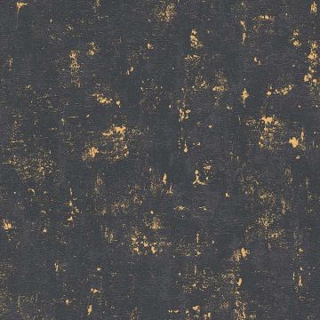 Tapete Gold, Kupfer, Schwarz, Anthrazit AS-Creation Vliestapete (1026940)