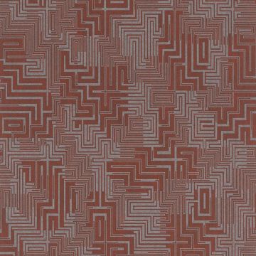 Tapete Braun, Rot Rasch-Textil Vliestapete (1026982)